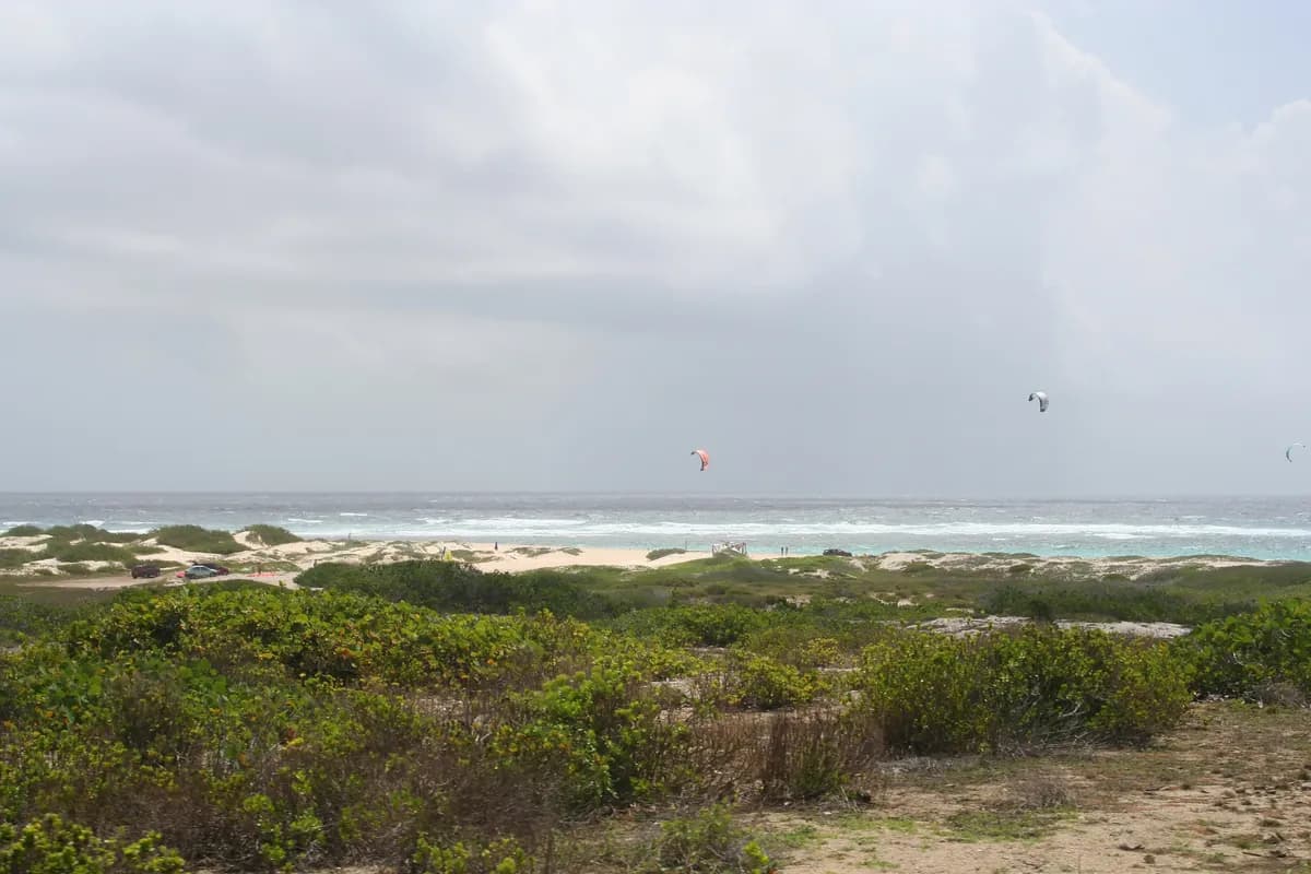 Kitesurfing at Boca Grandi